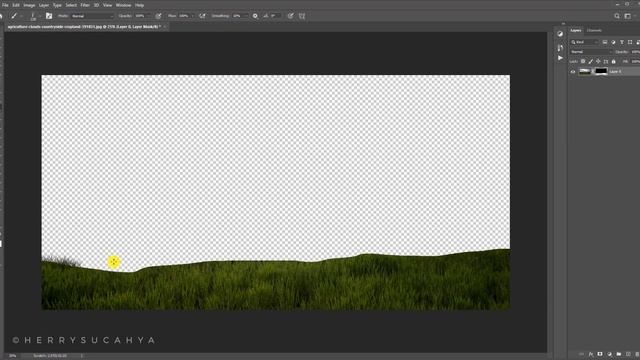 Easy Cut or Masking the Grass in Photoshop смотреть онлайн