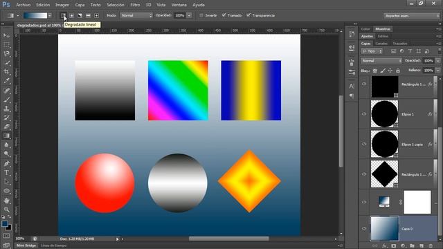 Photoshop CS6: El Editor de Degradados parte 1 смотреть онлайн