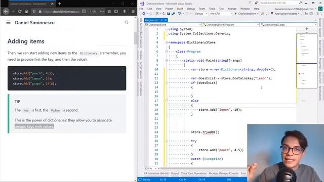 Dictionary Declaration in C# - Part 1: Declaration and Initialization смотреть онлайн