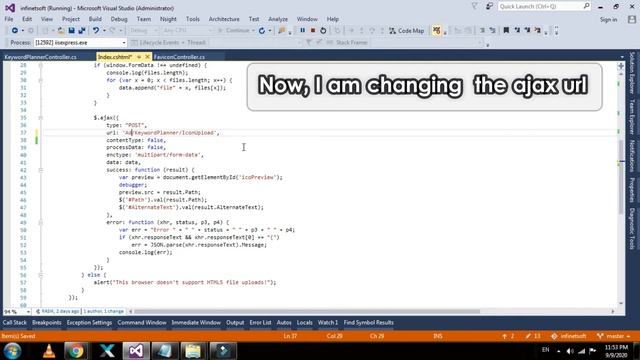 Ajax call not hitting controller action method in asp.net mvc. смотреть онлайн