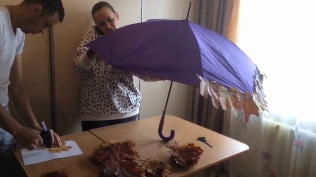 Поделки своими руками. Кленовый зонт смотреть онлайн