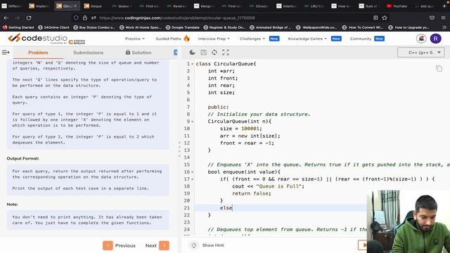 Lecture 60: Queues in C++ [STL + Implementation + Types of Queues ] смотреть онлайн