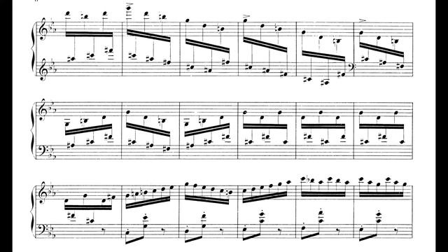 Gabriel Pierné - Étude De Concert In C Minor, Op. 13 (1887) [Score-Video]