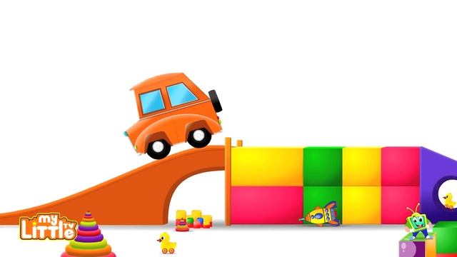 Baby Learn Colors with Fidget Spinner Toy - Magic Color Wheel Games - Cars Garage - Videos for Kids смотреть онлайн