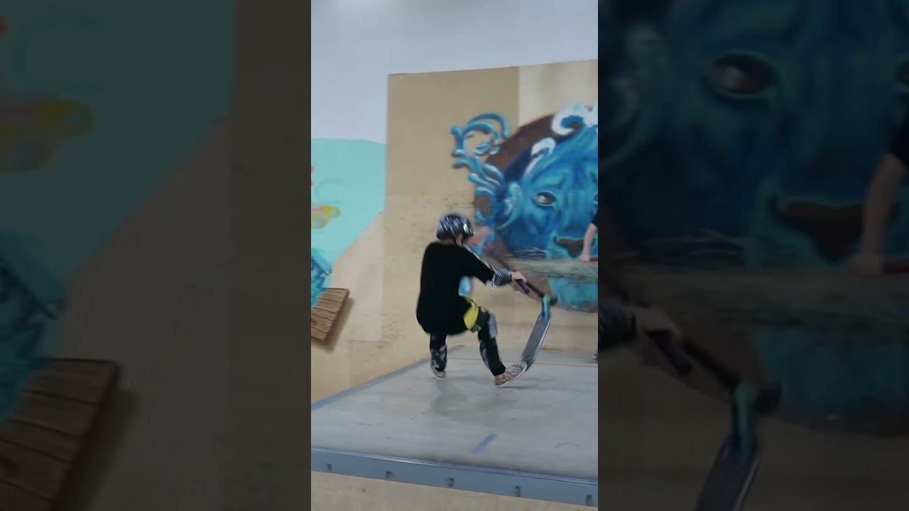 Неуправляемый самокат В скейт парке всегда будь начеку. смотреть онлайн