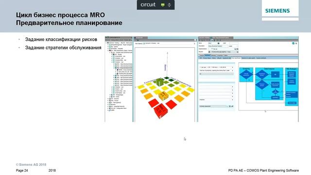 Вебинар Сименс: Модуль COMOS MRO для построения интеллектуальных систем ТОиР
