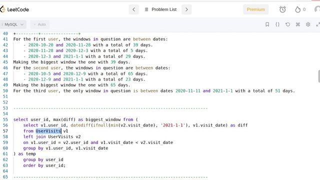 SQL Tutorials - Biggest Window Between Visits - Part 32 смотреть онлайн
