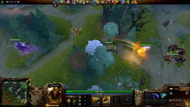 Геймплей на Санд Кинге в Харде. Dota 2 Guide Sand King. Гайд на Санд Кинга Дота 2 патч 6.86 смотреть онлайн