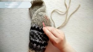 Протерлась пятка у любимых носков? Что делать? Чиним любимые носки, которые вязала бабушка.