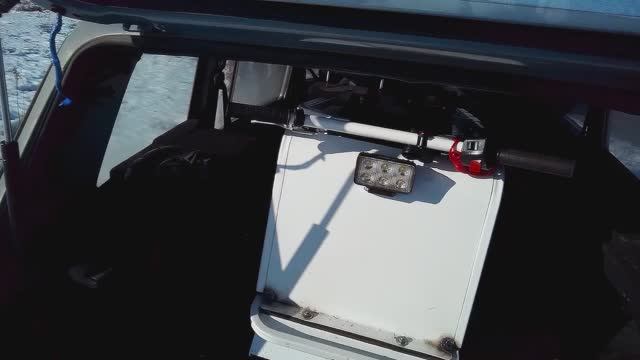 Мотобуксировщик SHARMAX S380 1250 HP8 - погрузка в машину!