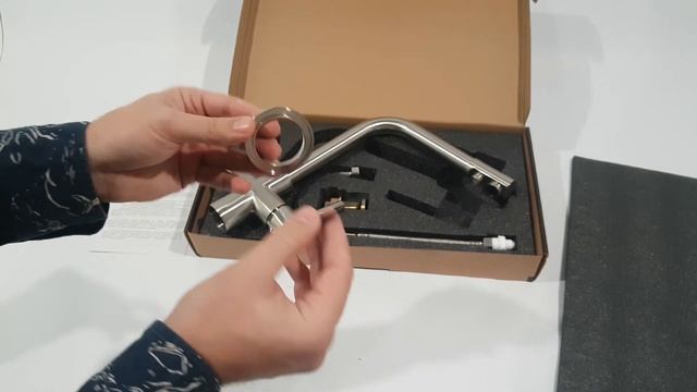 Смеситель для кухни под осмос Globus Lux GLLR-0888-8-STSTEEL смотреть онлайн