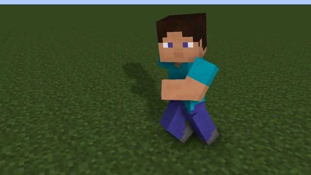 Бегущий Стив - тестовая анимация [Minecraft] смотреть онлайн