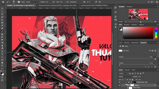 Photoshop Tutorial: Valorant Thumbnail (+FREE TEMPLATE!) смотреть онлайн