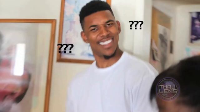 Nick Young with question marks | LibrarMeme смотреть онлайн