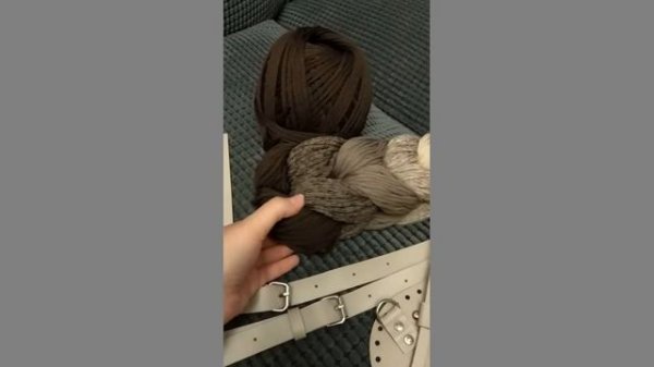 РЮКЗАК ИЗ ПОЛИЭФИРНОГО ШНУРА/ГОТОВАЯ РАБОТА/ВЯЗАНИЕ КРЮЧКОМ.