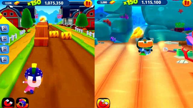 Talking Tom Gold Run: Единорог Анжела VS Космонавт Том! Хэллоуинский мир и Миссии смотреть онлайн