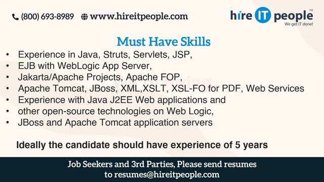 Java Jobs | Java Server Pages (JSP) Jobs | Alpharetta, GA | Job ID: 36875 | смотреть онлайн