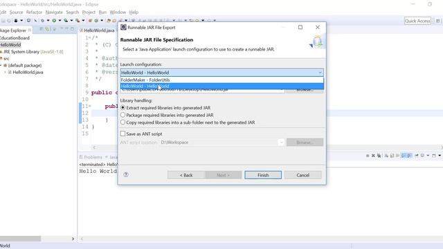 21 Create jar files using Eclipse смотреть онлайн