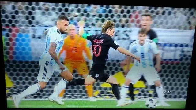 ЧМ 2018 Аргентина -Хорватия 0:3 гол Модрича смотреть онлайн