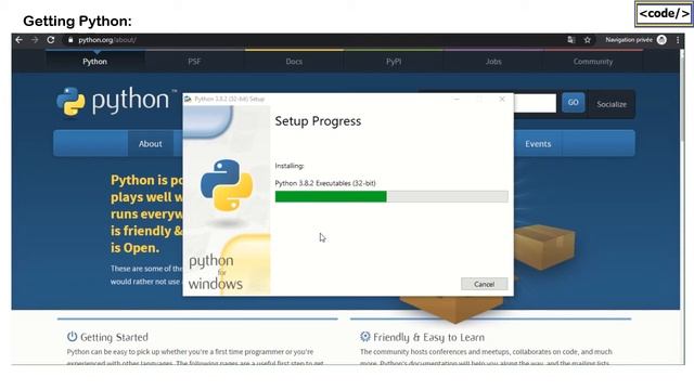 Python Get started lesson0 смотреть онлайн