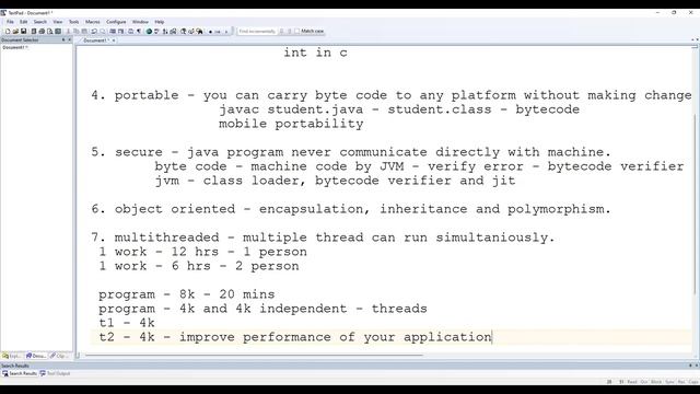 JAVA Features | Java Tutorial for Beginners | Java Programming | Java Placement Question and Answer смотреть онлайн