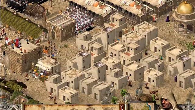 Stronghold Crusader 1 vs 7 Saladin 3000 vs 40000 Medium part 6 смотреть онлайн