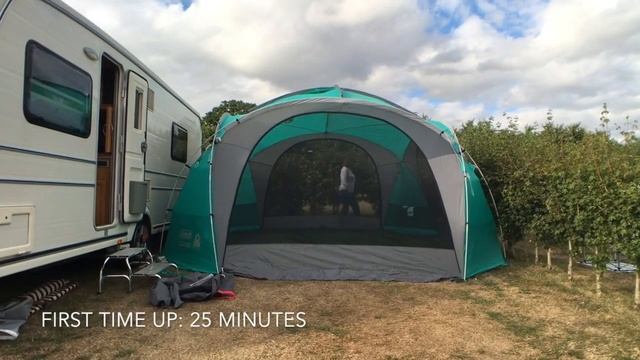 Pitching the Coleman Event Dome XL shelter - the best gazebo for camping? | AD Gifted смотреть онлайн