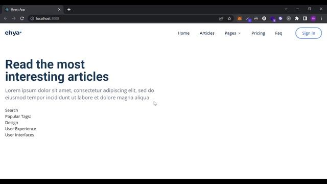 MERN stack Blog app using Tailwind CSS - 5 - Hero Section смотреть онлайн