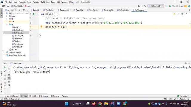 Dasar Pemrograman Kotlin - 5 collection dalam kotlin смотреть онлайн