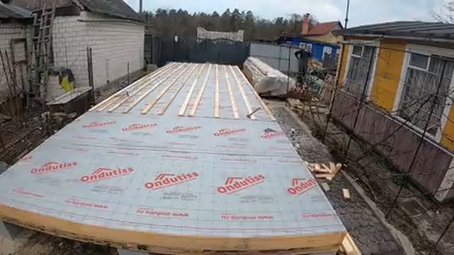 Чистовое покрытие пола из Quick Deck в каркасном доме. смотреть онлайн