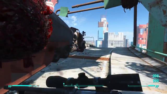 MLG Fallout 4 JUMP NO SCOPE смотреть онлайн