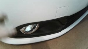 Рено Логан новый установка туманок ПТФ Renault LOGAN Мое измененное видео