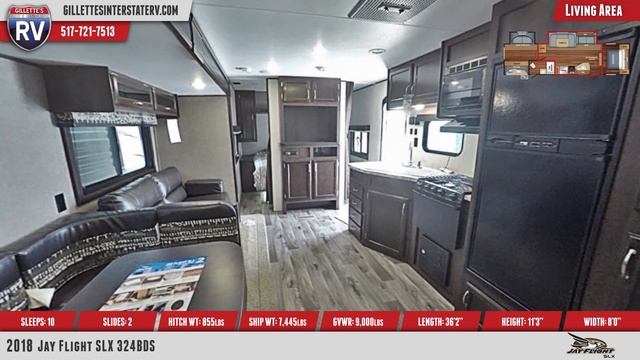 2018 Jayco Jay Flight SLX 324BDS Travel Trailer RV For Sale Gillette’s Interstate RV смотреть онлайн