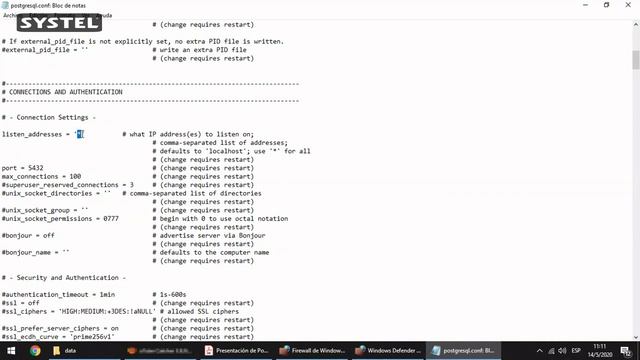 10 - Como crear regla en FIREWALL y base de datos Postgresql смотреть онлайн