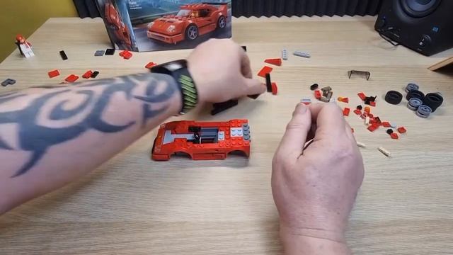 F40 FERRARI LEGO SET 75890 SPEED BUILD смотреть онлайн