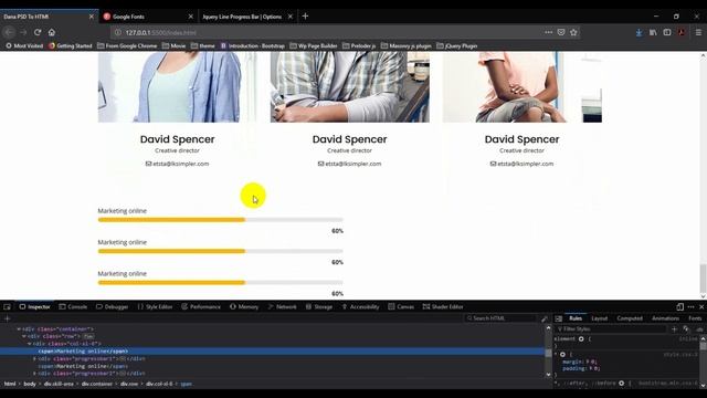 Dana Themeforest PSD To HTML With Bootstrap 4 Part-9 (Skill Area) смотреть онлайн