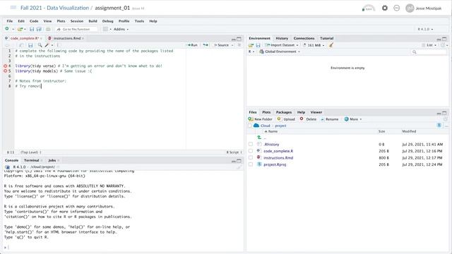RStudio Cloud | Viewing Learning Work | Instructor View смотреть онлайн