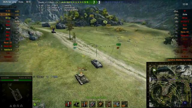 World Of Tanks Valentine II. and PzKpfw. B2 740 (f) at TEAMWORK смотреть онлайн