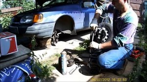 Часть11. Сборка передней стойки Ford Sierra.wmv