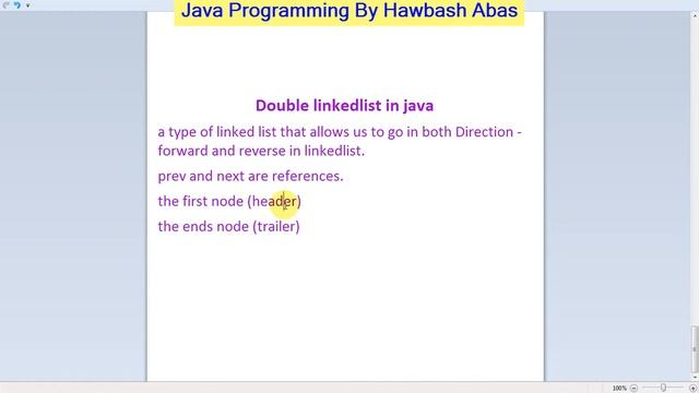 Double linkedlist introduction (Kurdish Datastructure in Java by Hawbash)... Part14 смотреть онлайн