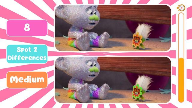 Trolls Band Together Movie Edition Can You Find The Differences Game! смотреть онлайн