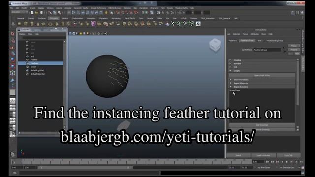 Feathers and instancing with Yeti смотреть онлайн