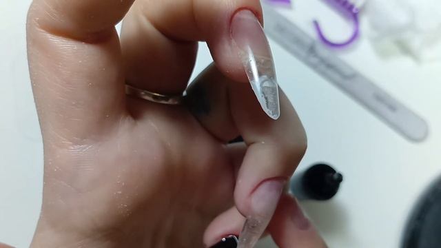 ДИЗАЙН НОГТЕЙ С ПРОЗРАЧНЫМИ КОНЧИКАМИ ??|Переделываю себе ногти ?| Разные дизайны ?| смотреть онлайн