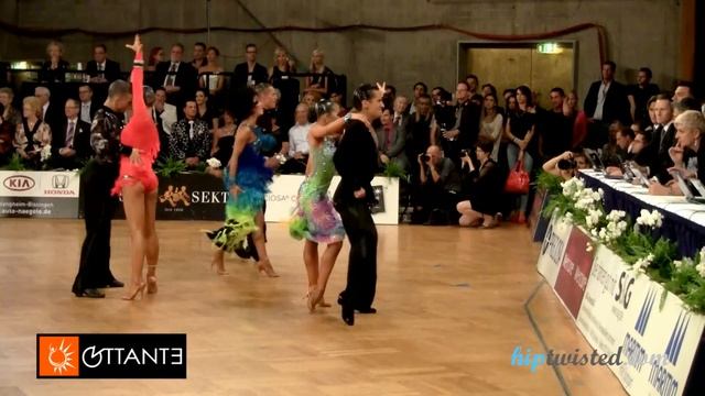 Charles-Guillaume Schmitt - Elena Salikhova, GOC Stuttgart 2013, WDSF GS latin, 6. round - jive смотреть онлайн