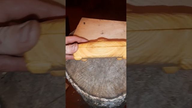 Шкатулка из сосны без станков. Брашировка полукруглой стамеской. смотреть онлайн