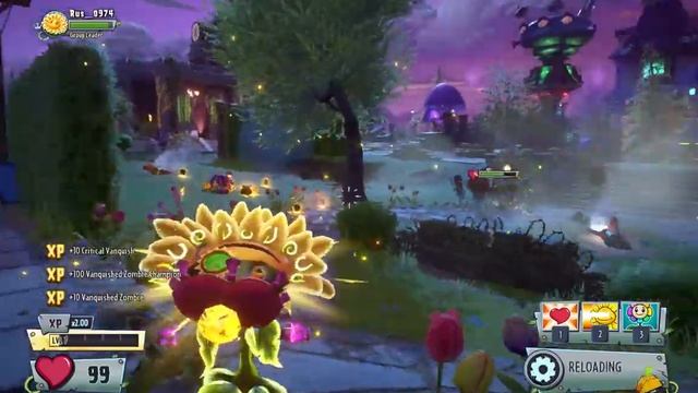 Backyard Battleground #3 - Снова играю на Боевом Заднем Дворе - PvZ GW2 смотреть онлайн