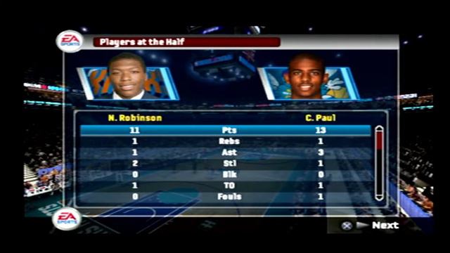 NBA Live 06 Hornets vs Knicks смотреть онлайн