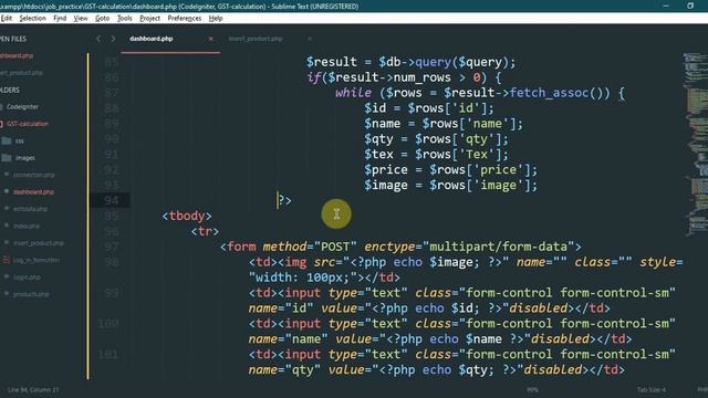 PHP ecommerce website with mysql in hindi [Part 4] | Display Record dynamically from database in ph смотреть онлайн