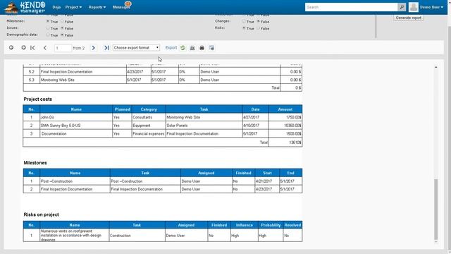 How to create a project plan and project report with Kendo Manger for a few seconds смотреть онлайн