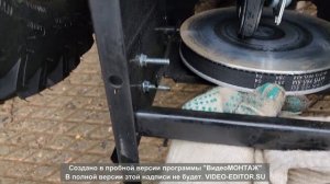 Замена фрикциона и ремня на снегоуборщике